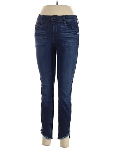 Pre-owned 7 For All Mankind Jeans In Blue