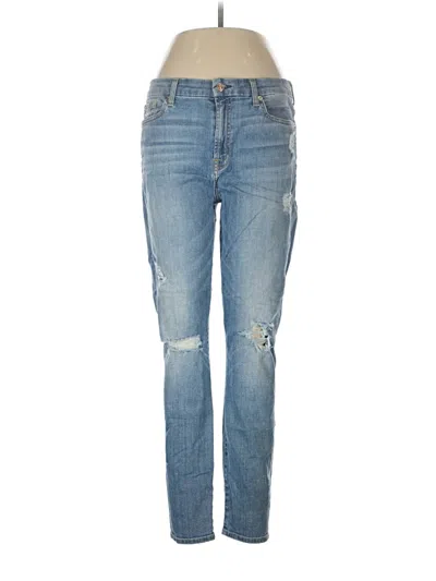 Pre-owned 7 For All Mankind Jeans In Blue