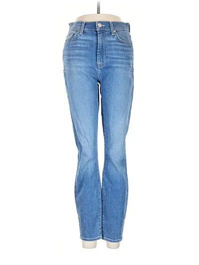 Pre-owned 7 For All Mankind Jeans In Blue