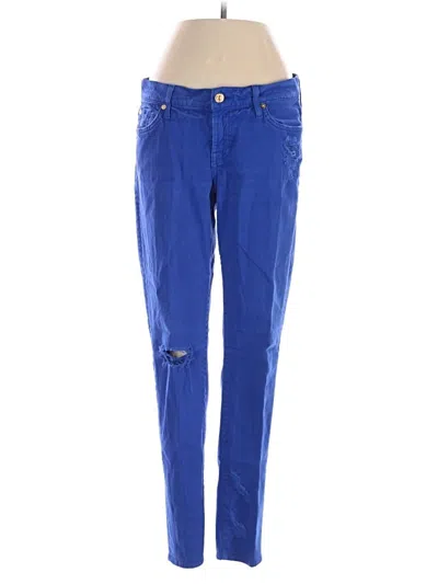 Pre-owned 7 For All Mankind Jeans In Blue
