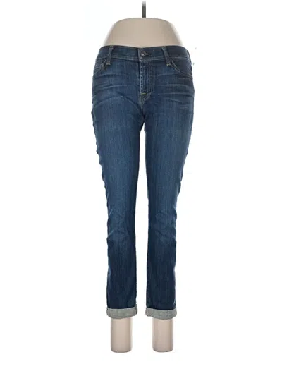 Pre-owned 7 For All Mankind Jeans In Blue