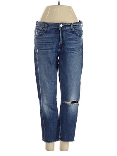 Pre-owned 7 For All Mankind Jeans In Blue