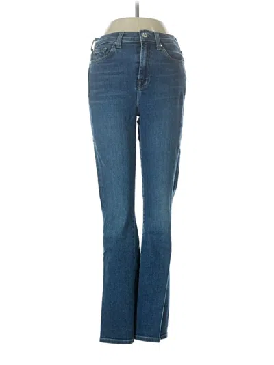 Pre-owned 7 For All Mankind Jeans In Blue