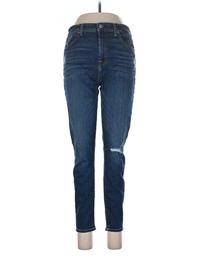 Pre-owned 7 For All Mankind Jeans In Blue