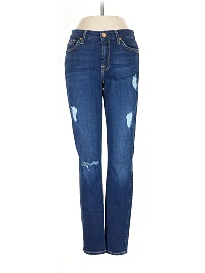 Pre-owned 7 For All Mankind Jeans In Blue