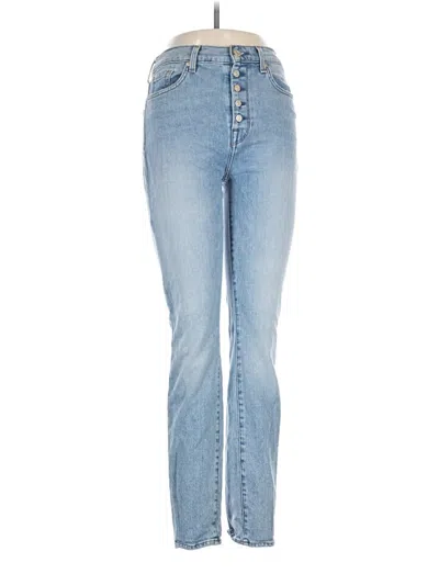 Pre-owned 7 For All Mankind Jeans In Blue