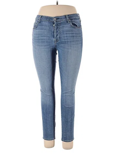 Pre-owned 7 For All Mankind Jeans In Blue