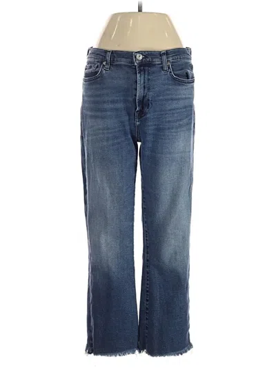 Pre-owned 7 For All Mankind Jeans In Blue
