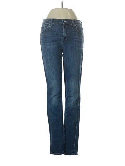 Pre-owned 7 For All Mankind Jeans In Blue