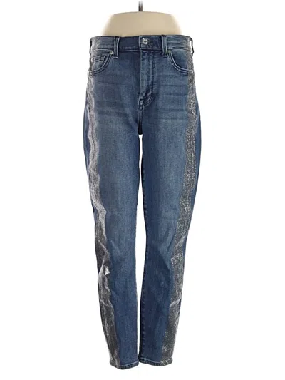 Pre-owned 7 For All Mankind Jeans In Blue