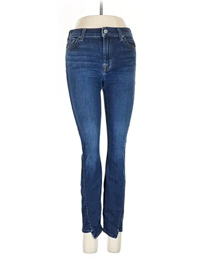 Pre-owned 7 For All Mankind Jeans In Blue