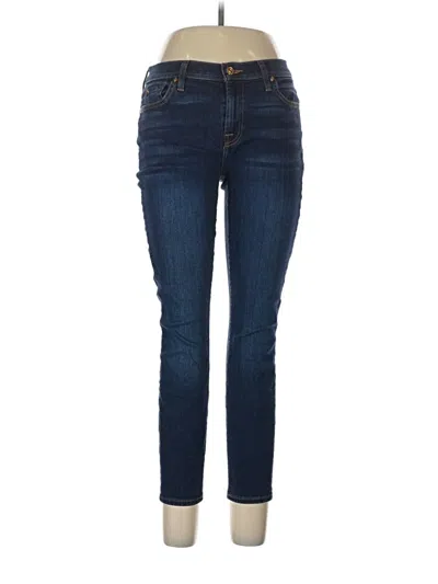 Pre-owned 7 For All Mankind Jeans In Blue