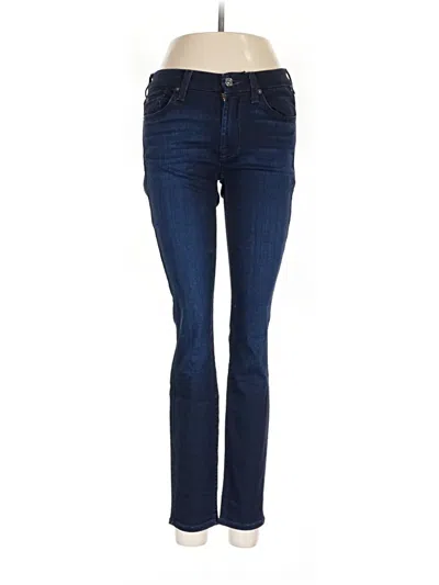 Pre-owned 7 For All Mankind Jeans In Blue