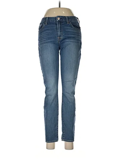 Pre-owned 7 For All Mankind Jeans In Blue