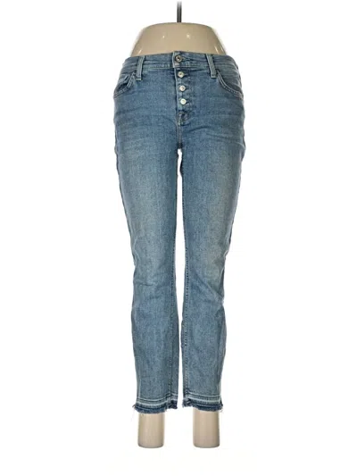 Pre-owned 7 For All Mankind Jeans In Blue