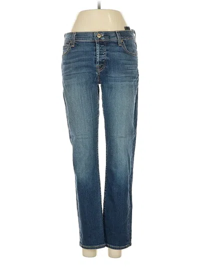 Pre-owned 7 For All Mankind Jeans In Blue