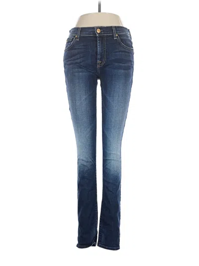 Pre-owned 7 For All Mankind Jeans In Blue