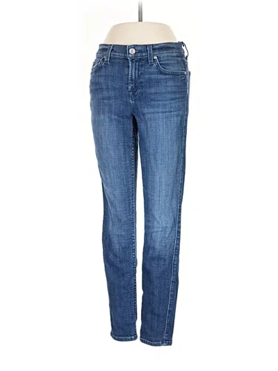 Pre-owned 7 For All Mankind Jeans In Blue
