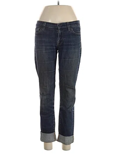 Pre-owned 7 For All Mankind Jeans In Blue