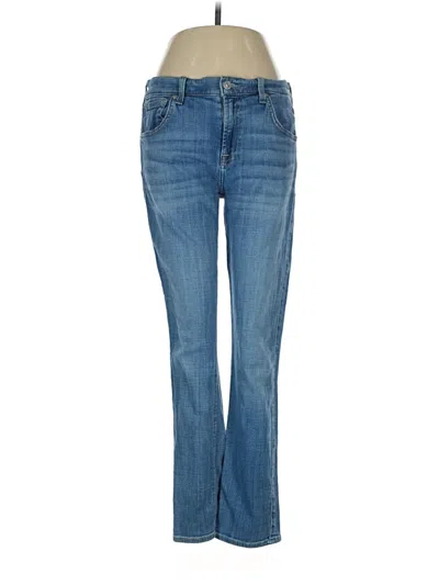 Pre-owned 7 For All Mankind Jeans In Blue