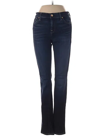 Pre-owned 7 For All Mankind Jeans In Blue