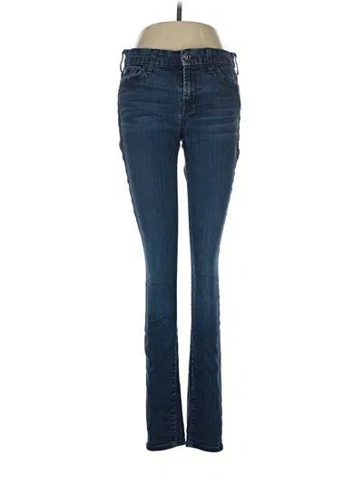 Pre-owned 7 For All Mankind Jeans In Blue