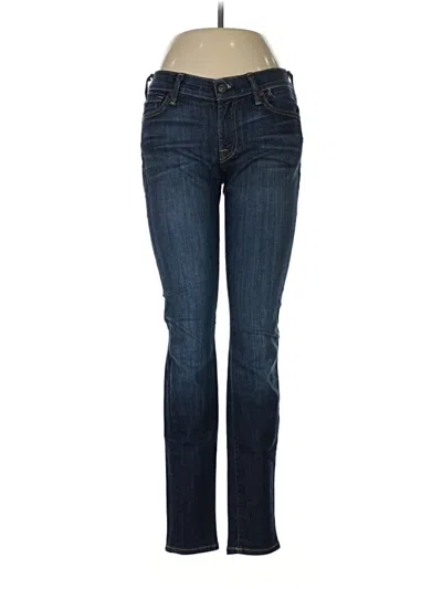 Pre-owned 7 For All Mankind Jeans In Blue