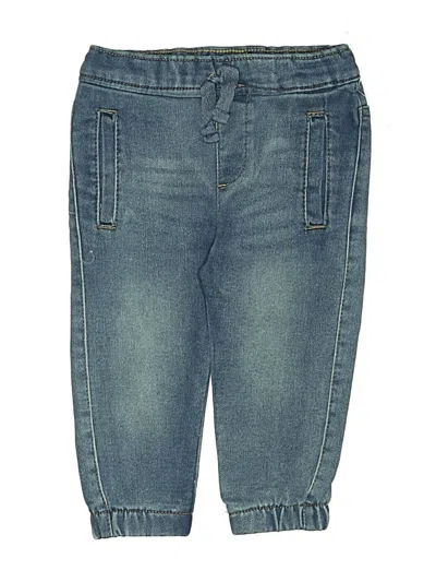 Pre-owned 7 For All Mankind Babies' Jeans In Blue