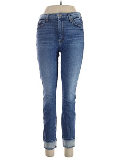 Pre-owned 7 For All Mankind Jeans In Blue