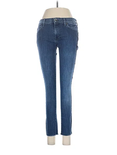 Pre-owned 7 For All Mankind Jeans In Blue
