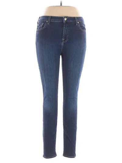 Pre-owned 7 For All Mankind Jeans In Blue