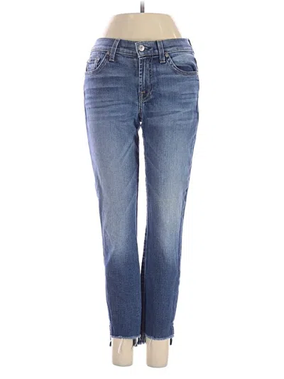 Pre-owned 7 For All Mankind Jeans In Blue