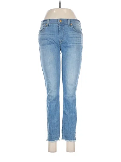 Pre-owned 7 For All Mankind Jeans In Blue