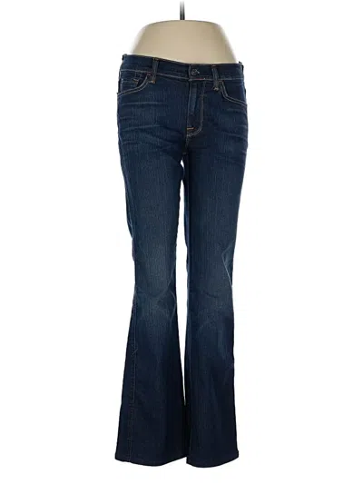 Pre-owned 7 For All Mankind Jeans In Blue
