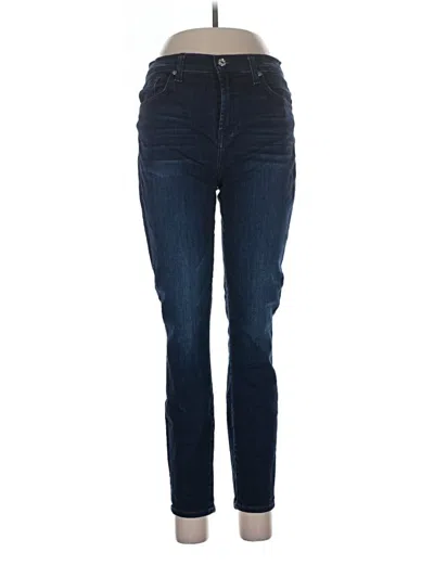 Pre-owned 7 For All Mankind Jeans In Blue