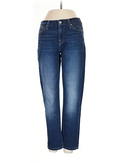Pre-owned 7 For All Mankind Jeans In Blue