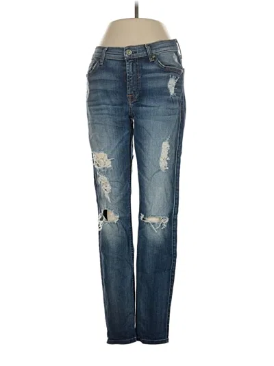 Pre-owned 7 For All Mankind Jeans In Blue