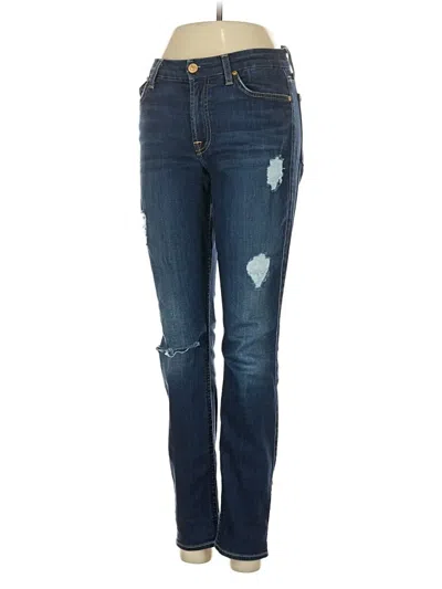 Pre-owned 7 For All Mankind Jeans In Blue