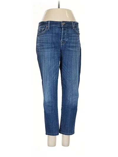 Pre-owned 7 For All Mankind Jeans In Blue