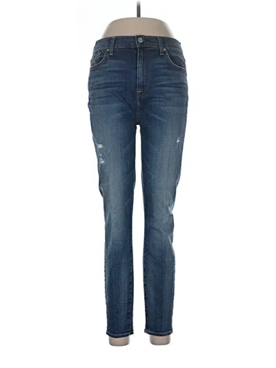 Pre-owned 7 For All Mankind Jeans In Blue