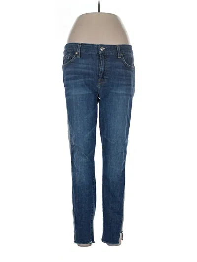 Pre-owned 7 For All Mankind Jeans In Blue