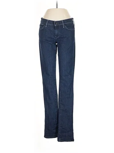 Pre-owned 7 For All Mankind Jeans In Blue