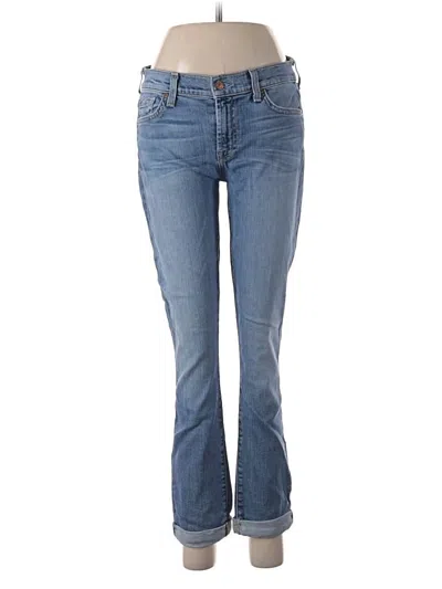 Pre-owned 7 For All Mankind Jeans In Blue