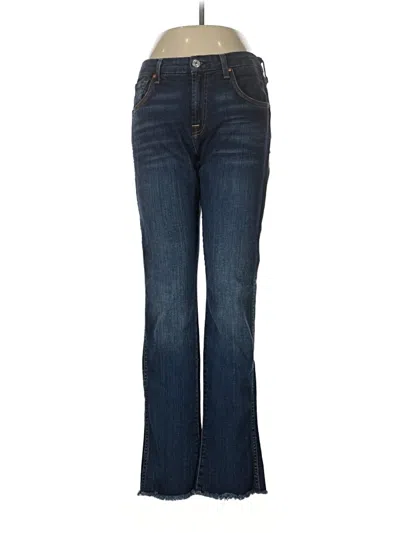 Pre-owned 7 For All Mankind Jeans In Blue