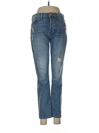 Pre-owned 7 For All Mankind Jeans In Blue