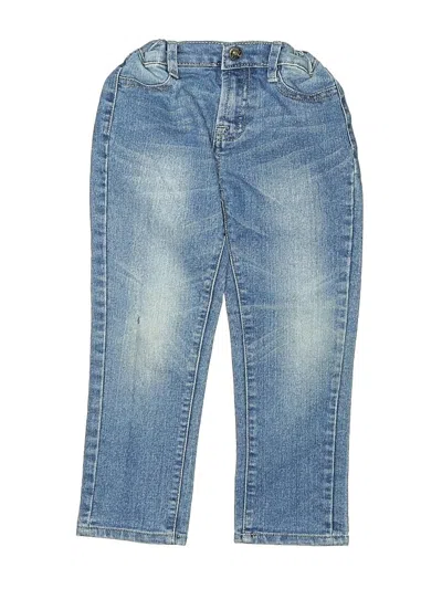 Pre-owned 7 For All Mankind Kids' Jeans In Blue