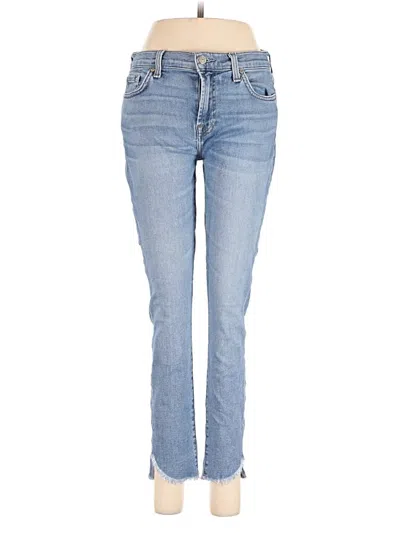Pre-owned 7 For All Mankind Jeans In Blue
