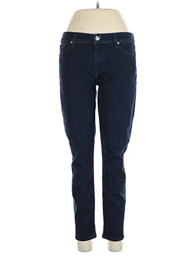 Pre-owned 7 For All Mankind Jeans In Blue