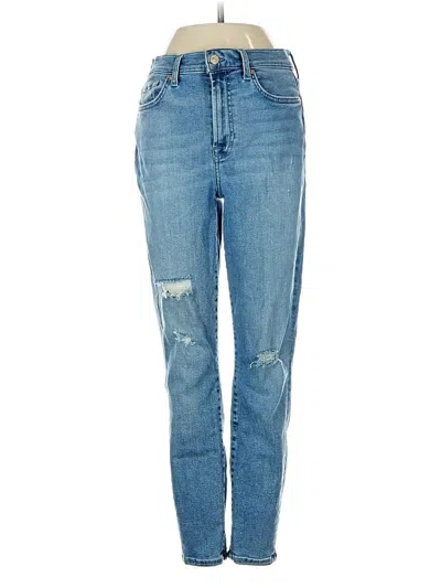 Pre-owned 7 For All Mankind Jeans In Blue