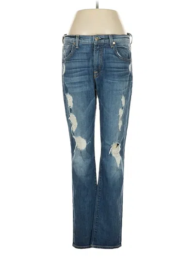 Pre-owned 7 For All Mankind Jeans In Blue